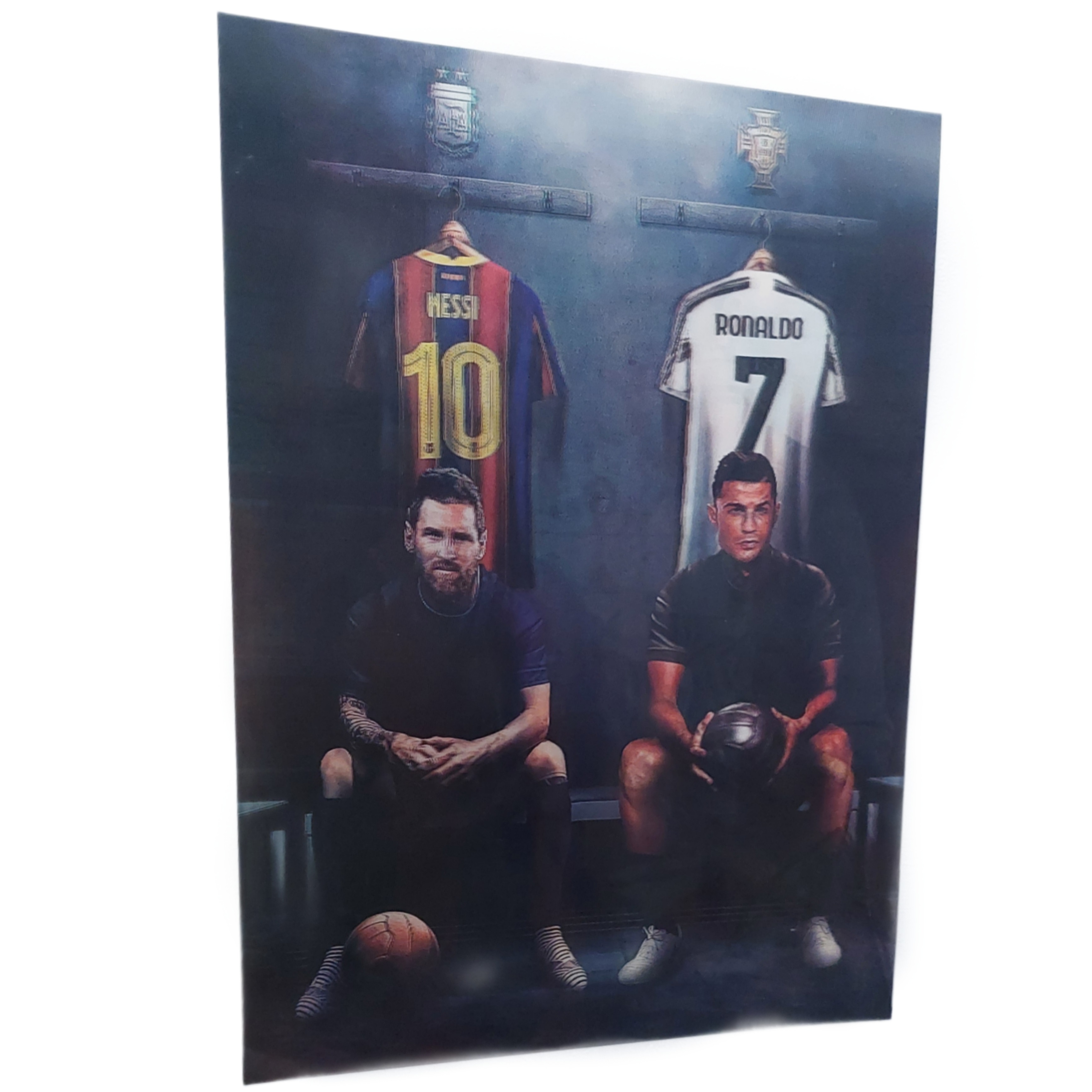 قاب 3 بعدی وارداتی طرح رونالدو و مسی کد3